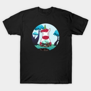 Pretty Unicorn And Dinosaur T-Shirt